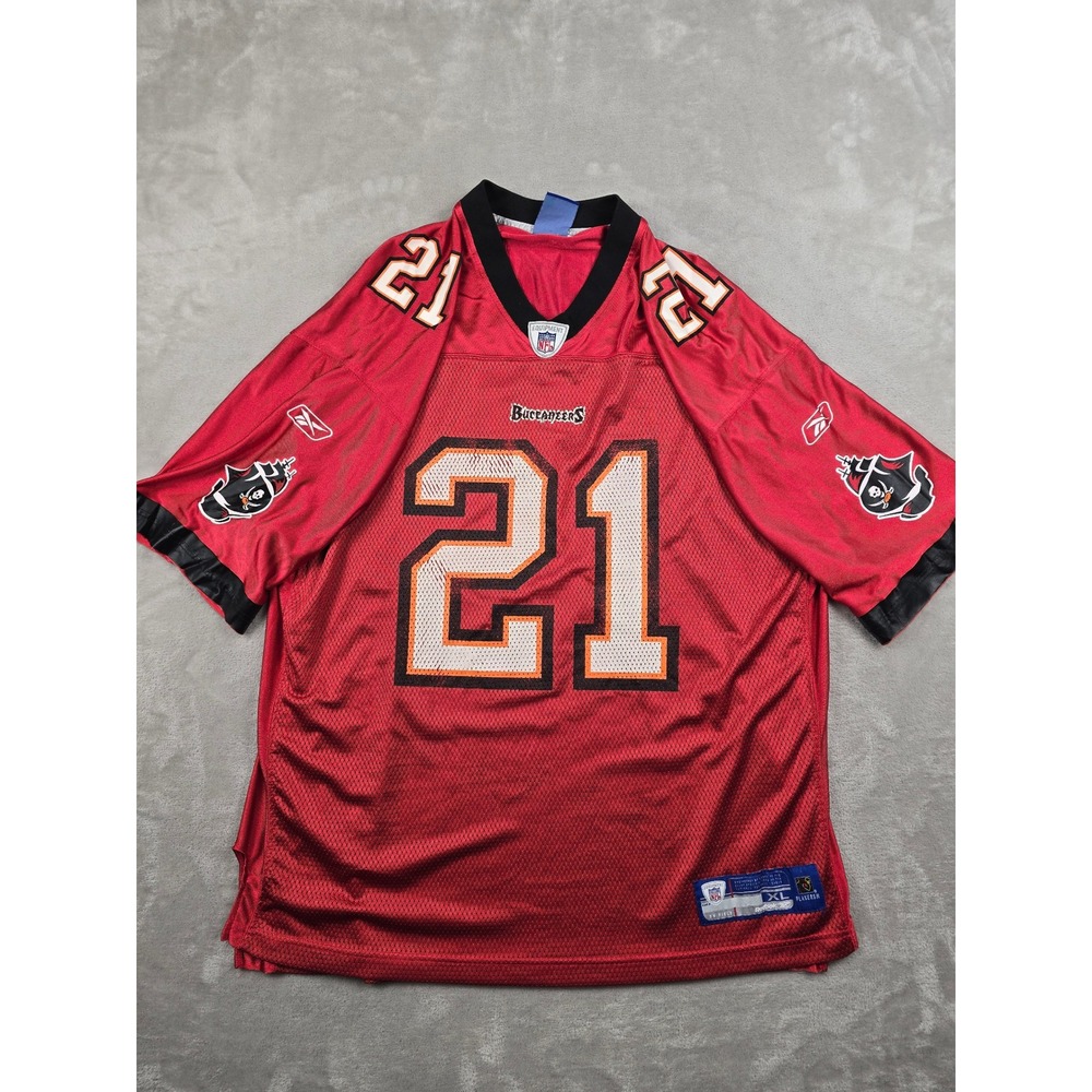 Reebok NFL Jersey Mens XL Red Tampa Bay Buccaneers Sabby Piscitelli 21 Football